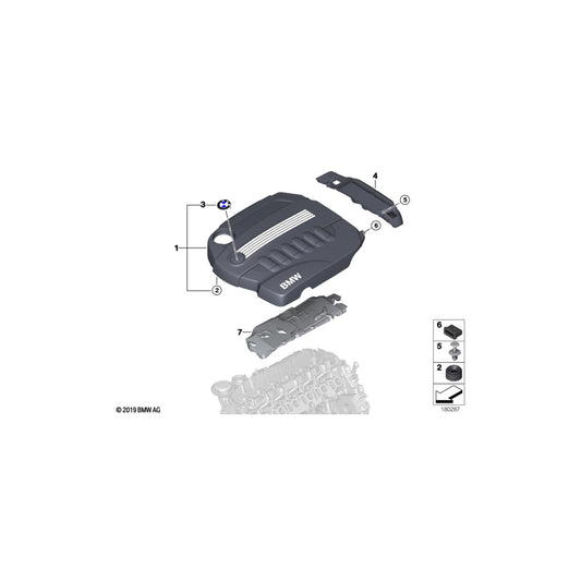Genuine BMW 11147800064 E92 E93 E91 Cover, Acoustic (Inc. 330xd, 330d & 325d) | ML Performance UK Car Parts