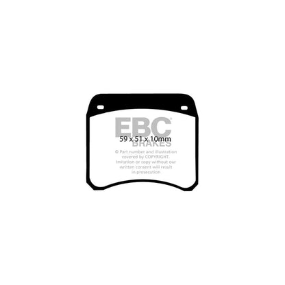 EBC PD04KF312 Austin Morris Mini Bluestuff Front Brake Pad & Plain Disc Kit 2 | ML Performance UK Car Parts