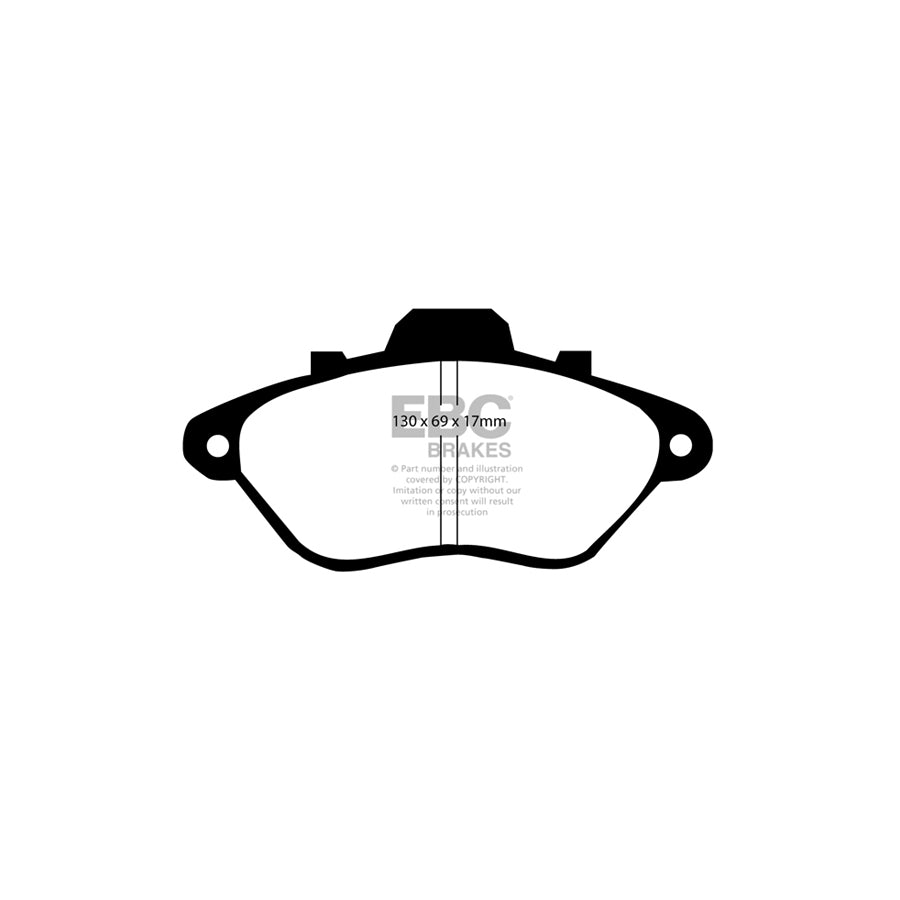 EBC DP794/2 Peugeot 605 Ultimax Front Brake Pads - ATE Caliper 2 | ML Performance UK Car Parts