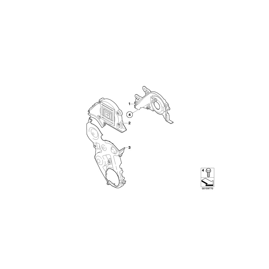 Genuine BMW 11147804898 R56 Timing Case Upper Part (Inc. One D & Cooper D) | ML Performance UK Car Parts