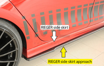 Rieger 00027054 SEAT Leon KL Side Skirt Splitter 4 | ML Performance UK Car Parts