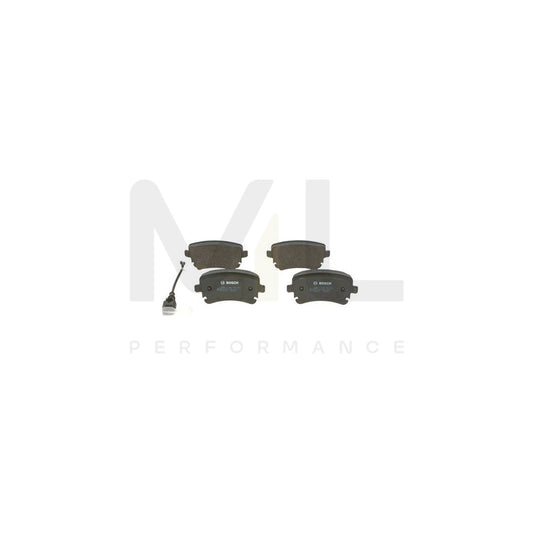 Bosch 0986495094 Brake Pad Set Incl. Wear Warning Contact, With Anti-Squeak Plate, With Mounting Manual BP1520 | ML Performance Car Parts