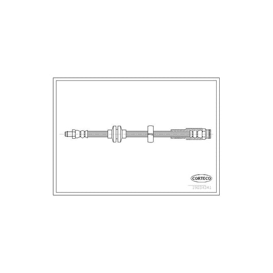Corteco 19034341 Brake Hose | ML Performance UK