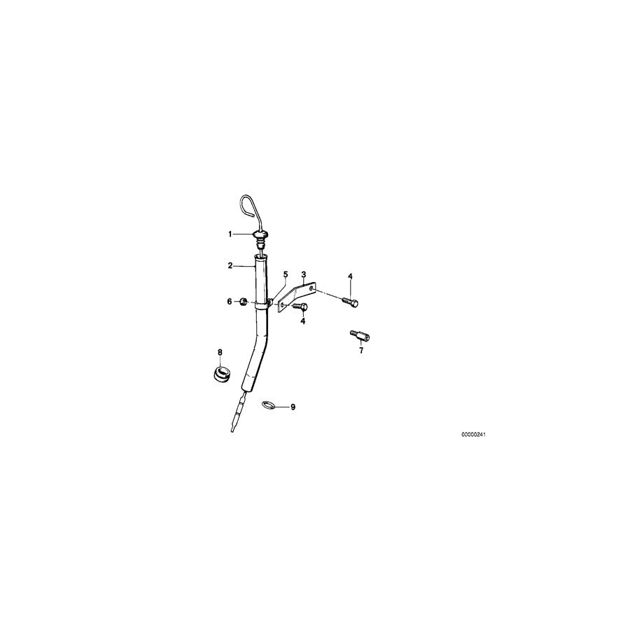 Genuine BMW 11432241851 E30 Dipstick (Inc. 324d & 324td) | ML Performance UK Car Parts