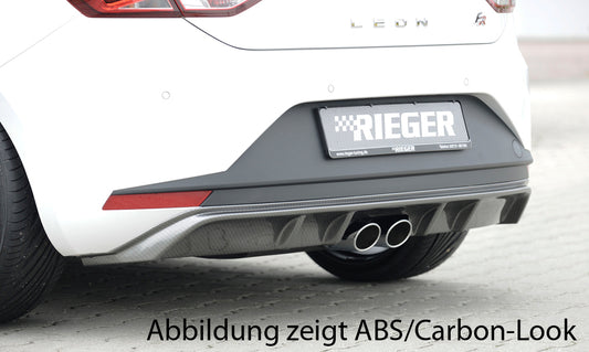 Rieger 00088033 Seat 5F Leon Rear Diffuser 1 |ML Performance UK Car Parts