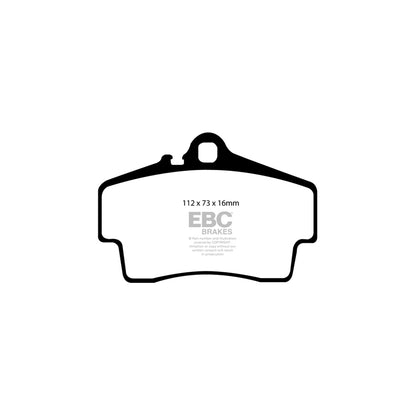 EBC PLK1080R Porsche 911 (997) Orangestuff Pads and Brake Line Track Pack - Brembo Caliper 3 | ML Performance UK Car Parts