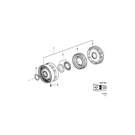 Genuine BMW 24231421554 E39 E31 E38 Torx Bolt M10X45 (Inc. 740iL, 750iL & 540i) | ML Performance UK Car Parts