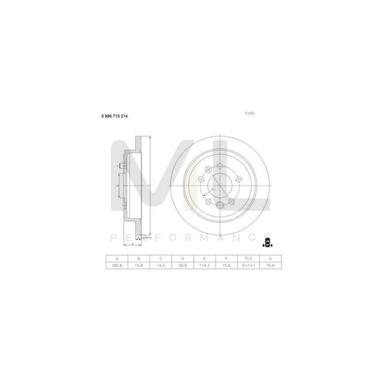 BOSCH 1 987 476 749 Brake Hose for FIAT BRAVA 410mm, M10 | ML Performance Car Parts