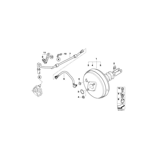 Genuine BMW 11667581863 E89 Holder (Inc. Z4 23i & Z4 30i) | ML Performance UK Car Parts