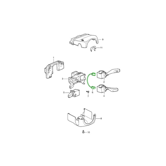 Genuine Porsche Cruise Control Wiring Loom Porsche 987 Boxster / 987C Cayman / 997 | ML Performance UK Car Parts
