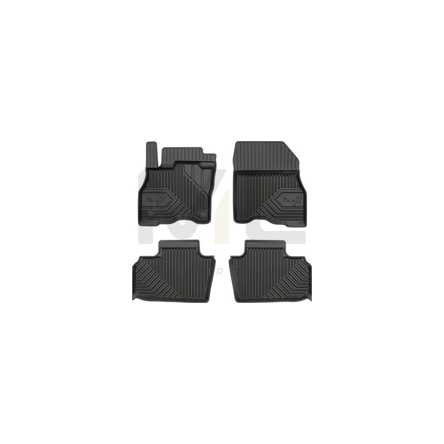 FROGUM Tailored, No.77 77408876 Floor mat set for NISSAN LEAF Elastomer, Front and Rear, Quantity: 4, Black | ML Performance Car Parts
