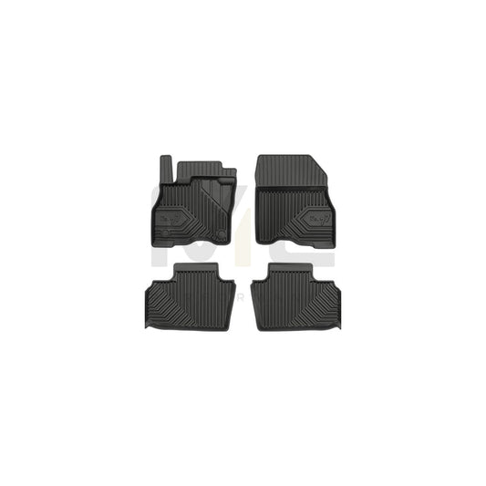 FROGUM Tailored, No.77 77408876 Floor mat set for NISSAN LEAF Elastomer, Front and Rear, Quantity: 4, Black | ML Performance Car Parts