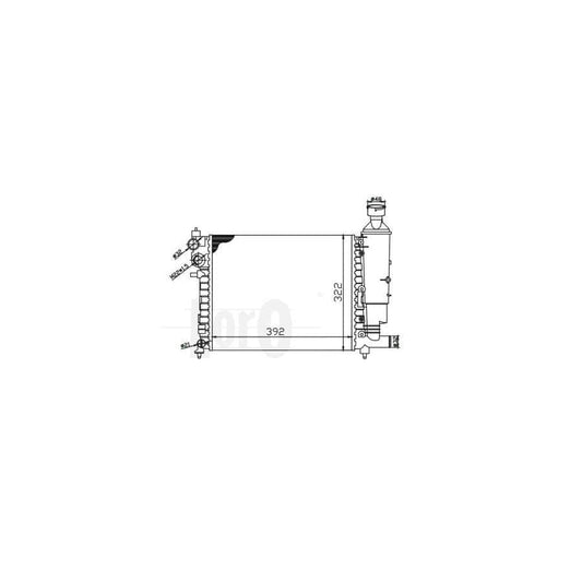 Abakus 0090170008 Engine Radiator For Citroën Saxo Hatchback | ML Performance UK