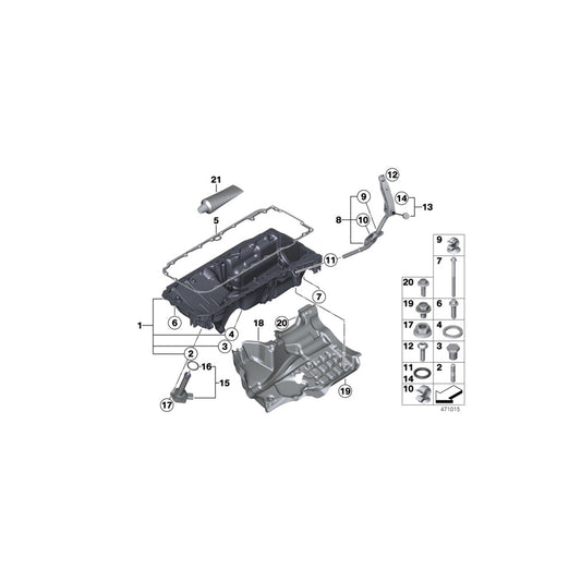 Genuine BMW 11148512651 F11 F07 F10 Cover, Acoustic (Inc. 750dX, 750LdX & 730dX) | ML Performance UK Car Parts
