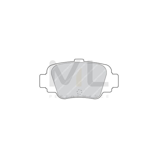 Ferodo Sl Fsl896 Brake Pad Set Not Prepared For Wear Indicator, With Piston Clip | ML Performance Car Parts