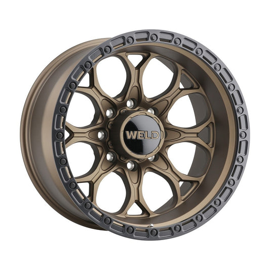 Weld W10600082476 Ledge 8 W106 Wheel 20x10 8x165.1 ET-18 BS4.75 Satin Bronze - Satin Black