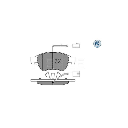 Meyle 025 245 3819/Pd Brake Pad Set For Alfa Romeo Giulietta Hatchback (940)