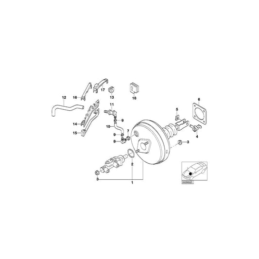 Genuine BMW 34301163449 E39 Gasket (Inc. 525i, 530i & 520d) | ML Performance UK Car Parts