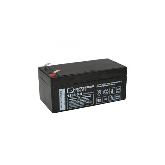 Q-Batteries 12LS3.4 12V 3,4Ah leadfleece accumulator / AGM VRLA with VdS | ML Performance UK Car Parts