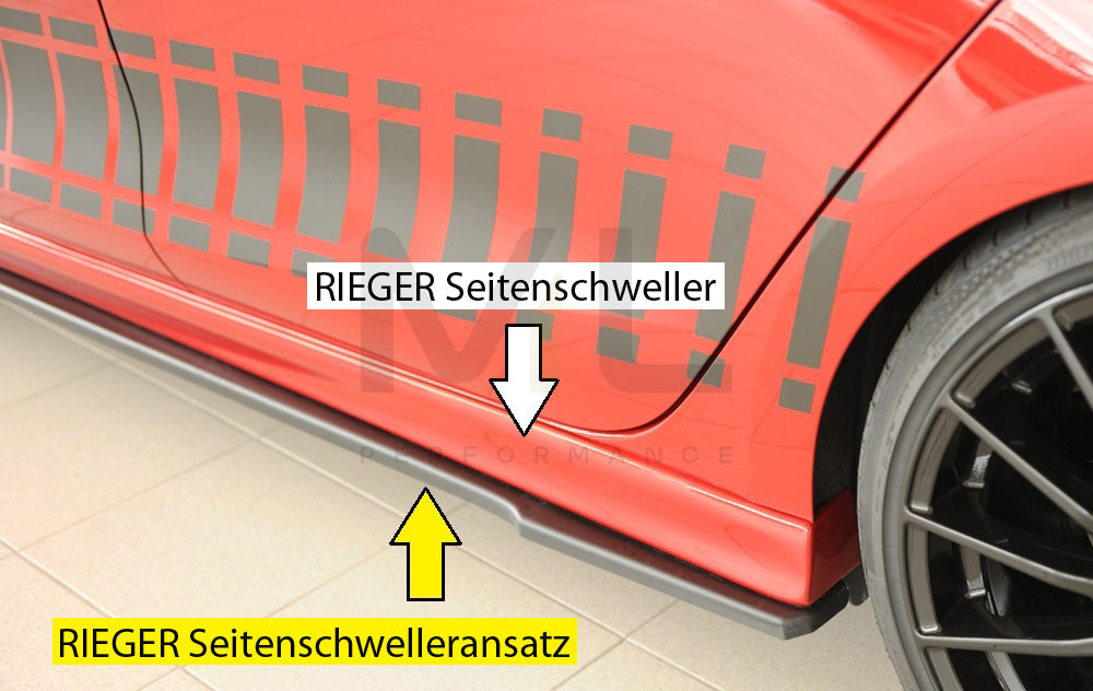 Rieger 00027053 SEAT Leon KL Side Skirt Splitter 3 | ML Performance UK Car Parts