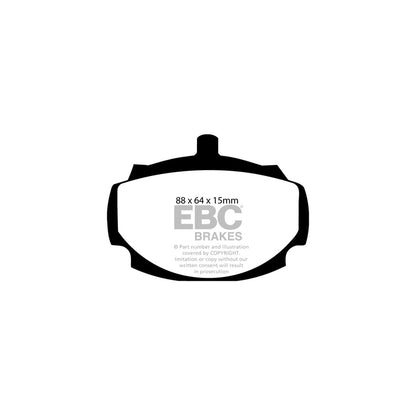 EBC DP4107R Gilbern Hillman Triumph Vauxhall Yellowstuff Front Brake Pads 2 | ML Performance UK Car Parts
