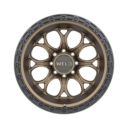 Weld W10602082476 Ledge 8 W106 Wheel 20x12 8x165.1 ET-44 BS4.76 Satin Bronze - Satin Black