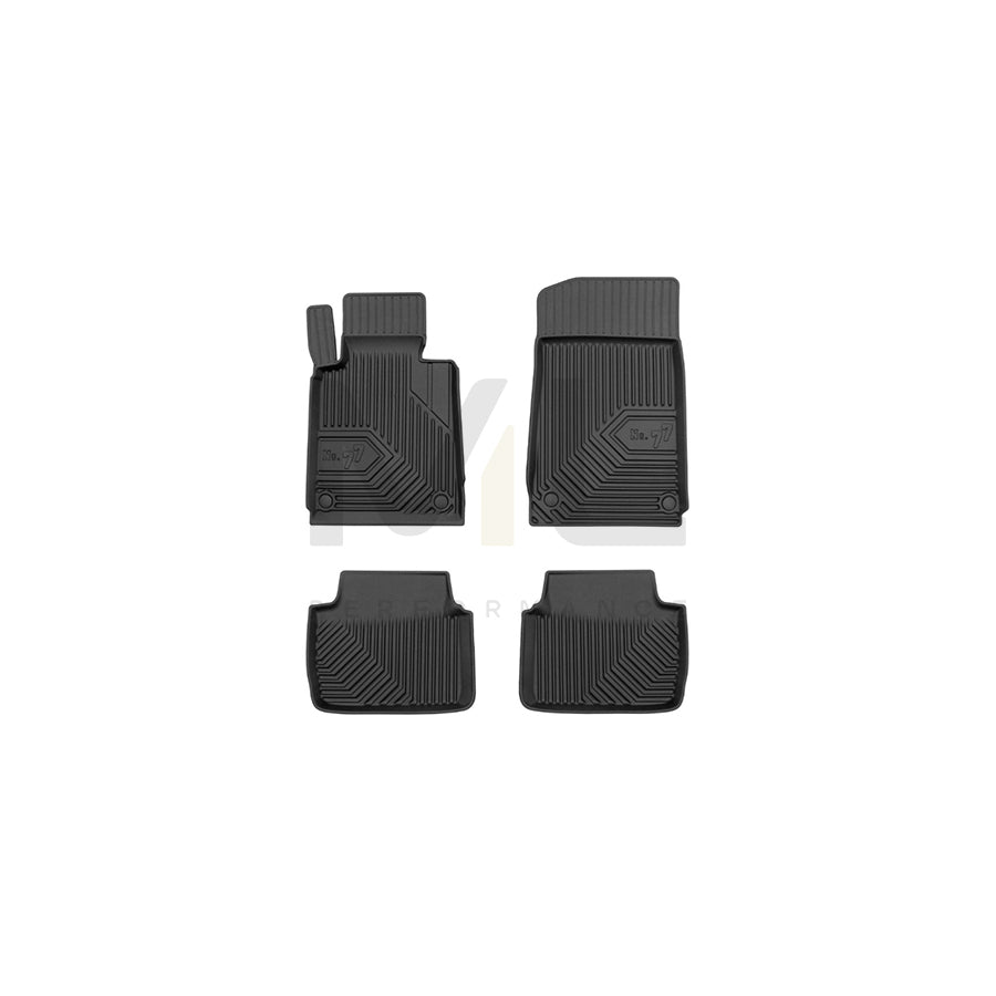 FROGUM Tailored, No.77 77426566 Floor mat set Elastomer, Front and Rear, Quantity: 4, Black | ML Performance Car Parts