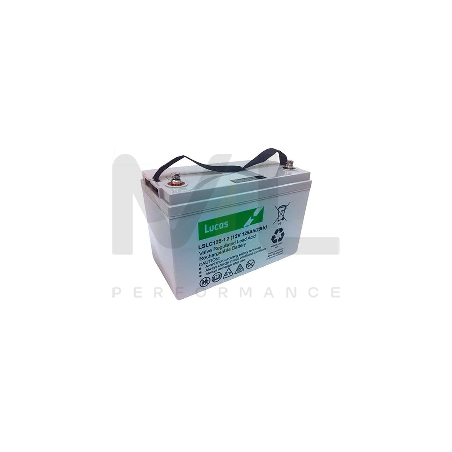 LSLC125-12 Lucas AGM SLA Cyclic Battery 125Ah | Car Batteries UK | ML Performance Car Parts