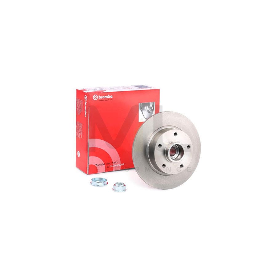 BREMBO BEARING DISC LINE 08.B391.17 Brake Disc Solid, with ABS sensor ring, with wheel bearing set | ML Performance Car Parts