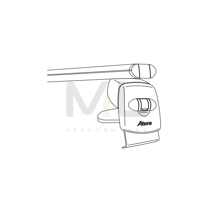 ATERA SIGNO 045204 Roof bars for TOYOTA Corolla Verso (AR10) for rain gutters, 137 cm, 100 kg, Aluminium | ML Performance Car Parts