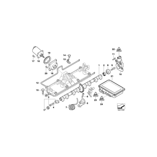 Genuine BMW 11377504088 E65 E66 Spring Support ZYL. 5-8 (Inc. 745i, 735Li & 735i) | ML Performance UK Car Parts