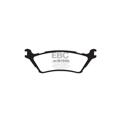 EBC PD01KR955 Ford F-150 Greenstuff Rear Brake Pad & Plain Disc Kit 2 | ML Performance UK Car Parts