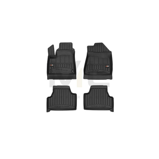 FROGUM Tailored, ProLine 3D425781 Floor mat set for KIA Soul III (SK3) Elastomer, Front and Rear, Quantity: 4, Black | ML Performance Car Parts