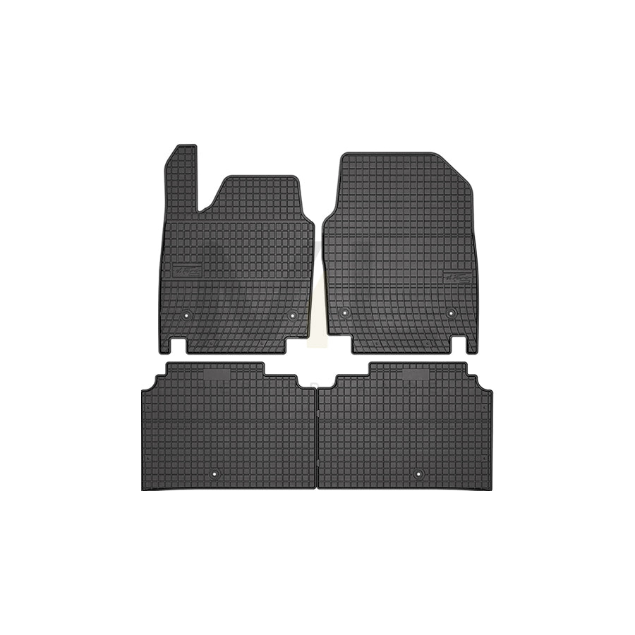FROGUM Tailored, Basic 412156 Floor mat set Elastomer, Front and Rear, Quantity: 4, Black | ML Performance Car Parts