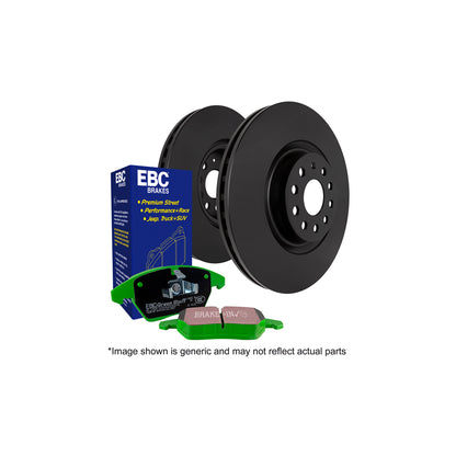EBC PD01KR955 Ford F-150 Greenstuff Rear Brake Pad & Plain Disc Kit 1 | ML Performance UK Car Parts