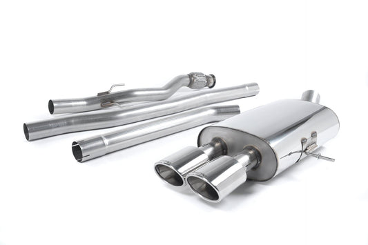 MillTek SSXM024 Mini R56 Cooper S Cat-Back Non-Resonated (Louder) with Twin Oval Tailpipes