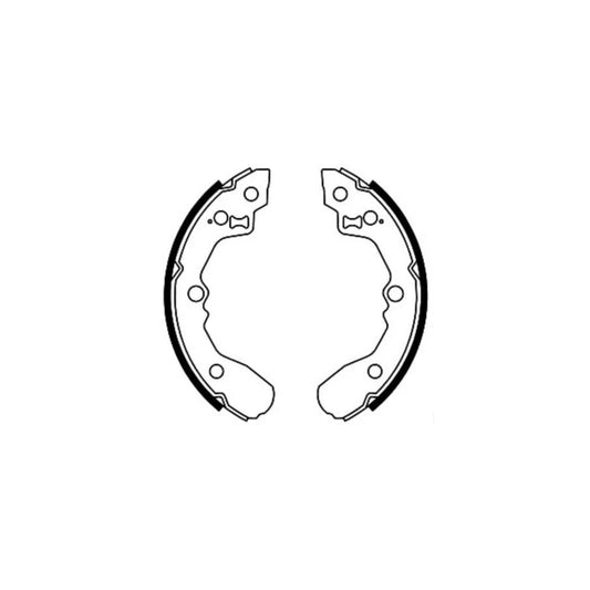 ABE C00319ABE Brake Shoe Set