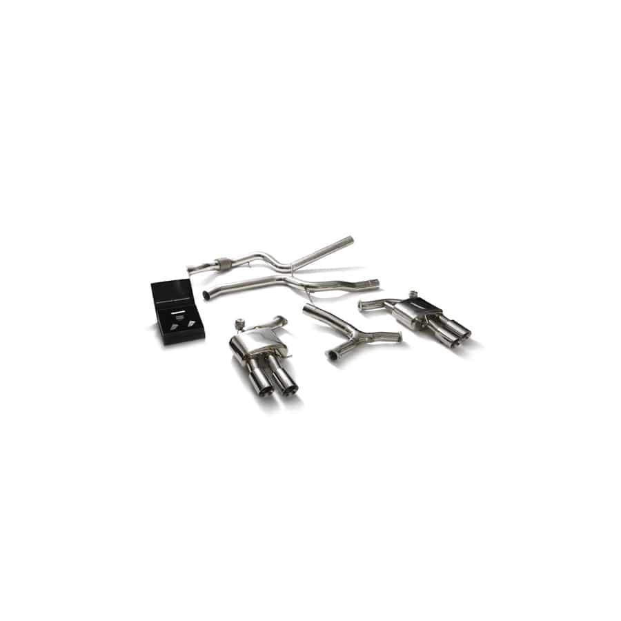 Armytrix AU9C2-QS11C Valvetronic Exhaust System Audi A5 Coupe 2WD B9 2016-2022 with  Quad Chrome 3.5" | ML Performance UK UK Car Parts