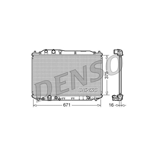 Denso DRM40018 Drm40018 Engine Radiator For Honda Civic | ML Performance UK