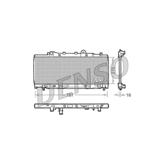 Denso DRM09094 Drm09094 Engine Radiator For Fiat Punto | ML Performance UK
