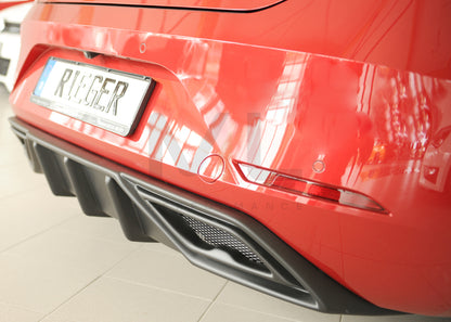 Rieger 00027055 SEAT Leon KL Rear Diffuser 9 | ML Performance UK Car Parts