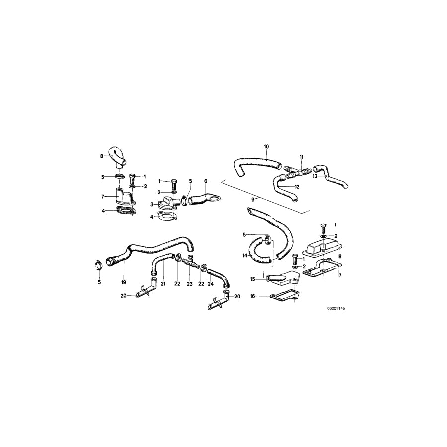 Genuine BMW 11151265039 Hose (Inc. R 75 ) | ML Performance UK Car Parts