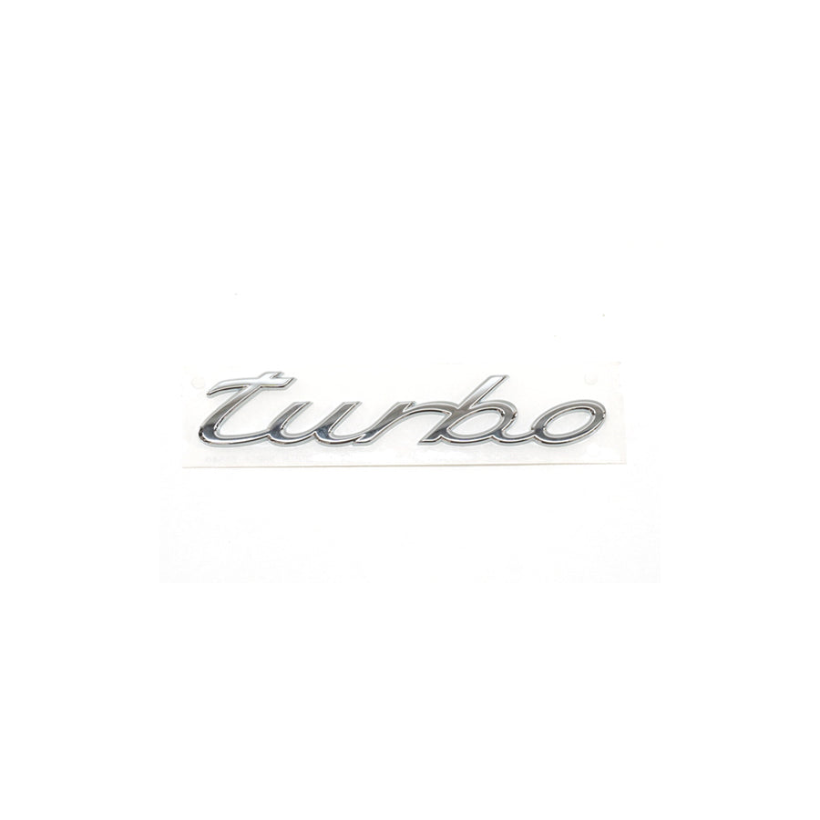 Genuine Porsche Turbo - Chromed Rear Badge For Porsche 95B 1 Macan Turbo | ML Performance UK Car Parts