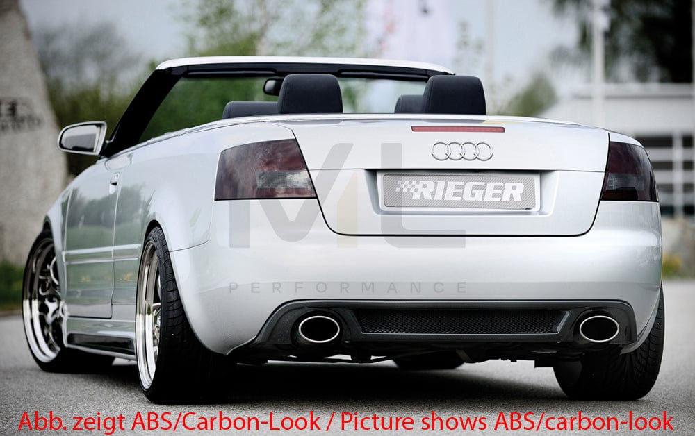 Rieger 00055269 Audi 8H A4 Rear Diffuser 2 | ML Performance UK Car Parts