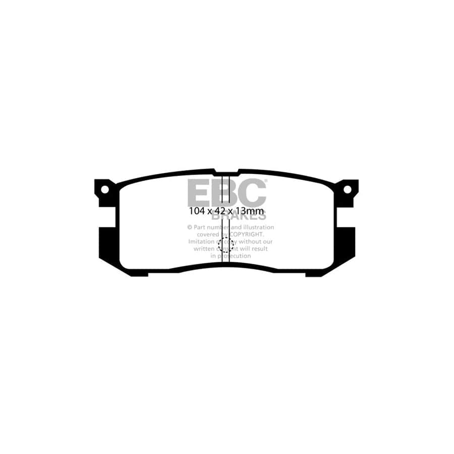 EBC PDKR547 Mazda 626 Ultimax Rear Brake Pad & Plain Disc Kit 2 | ML Performance UK Car Parts