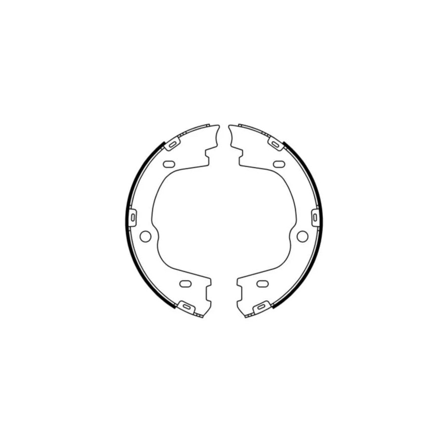 ABE C00531ABE Handbrake Shoes