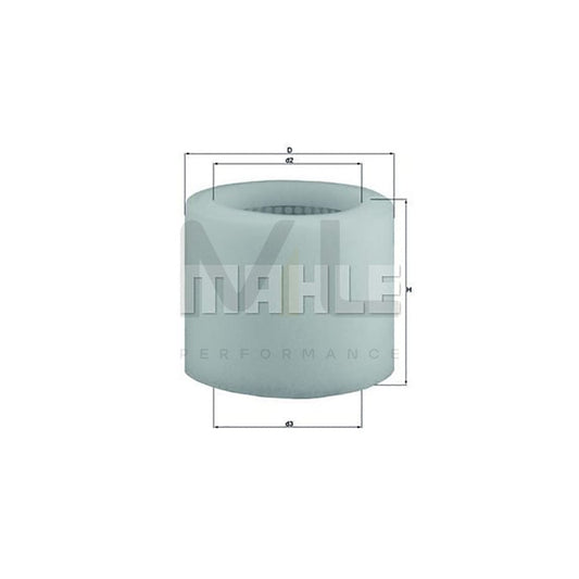 MAHLE ORIGINAL LX 123 Air Filter Filter Insert | ML Performance Car Parts