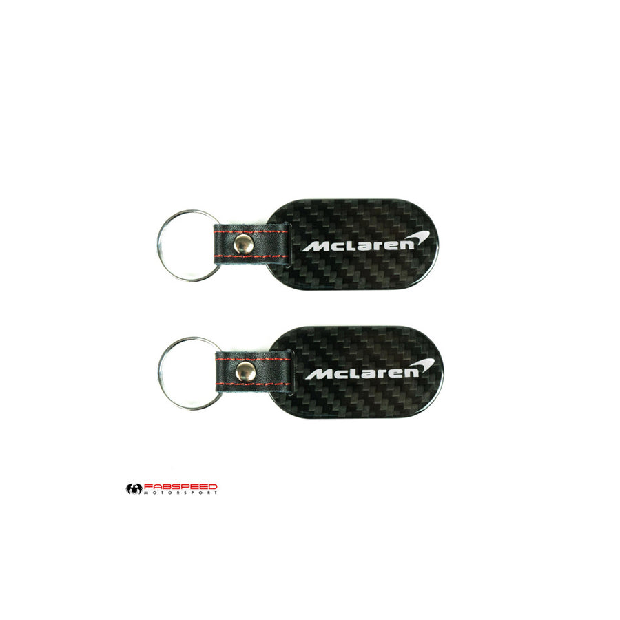 Fabspeed Mclaren Swoop & Text Carbon Fiber Keyring | ML Performance UK