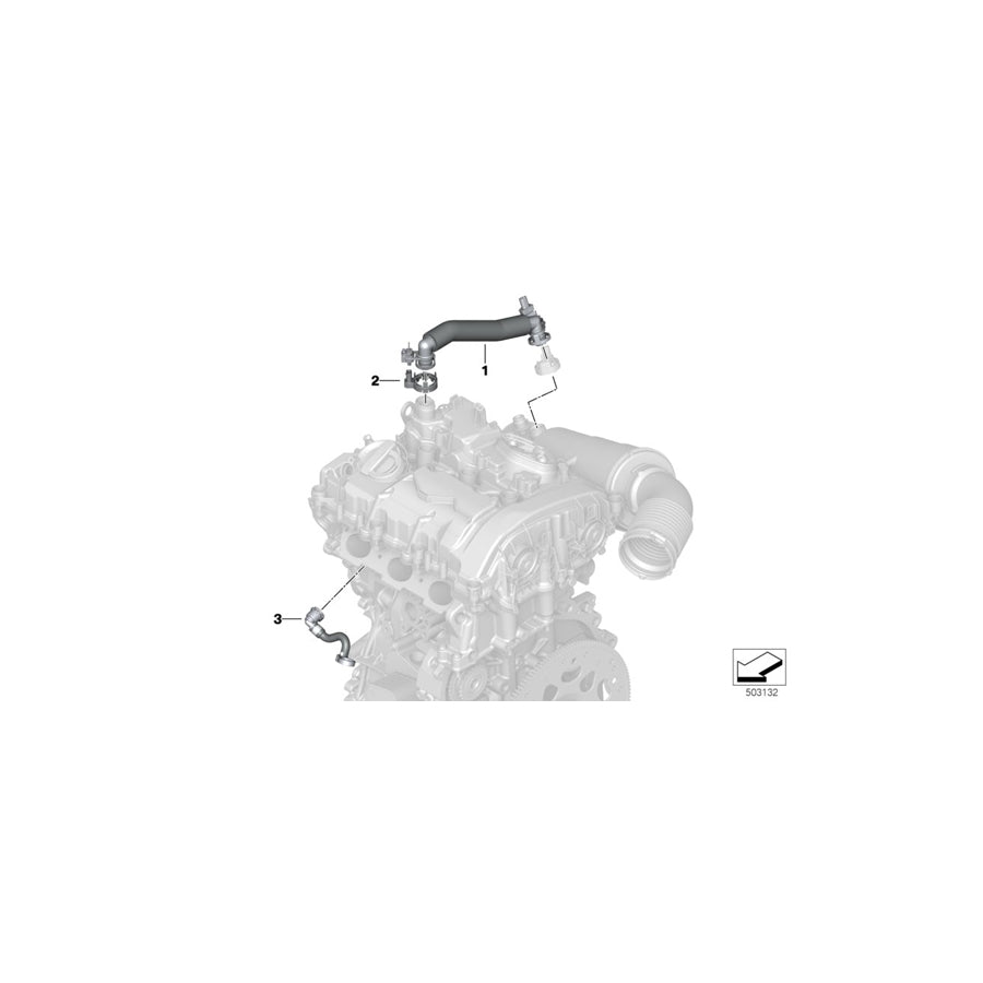 Genuine BMW 11157625259 Vent Hose (Inc. i8) | ML Performance UK Car Parts