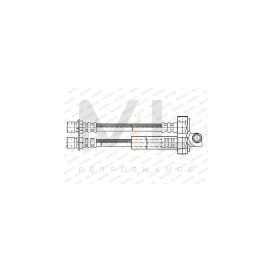 FERODO FHY2343 Brake Hose for FORD TRANSIT 415mm, F 10X1 | ML Performance Car Parts